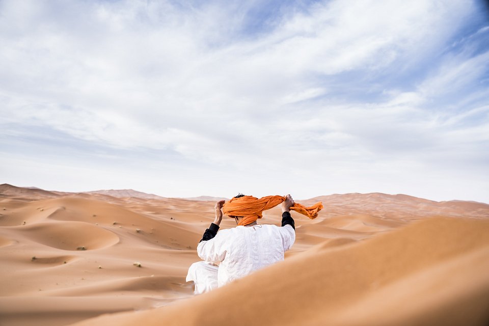 Berber in the desert