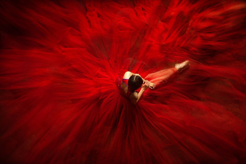 Ballerina - Best Red Color Photography