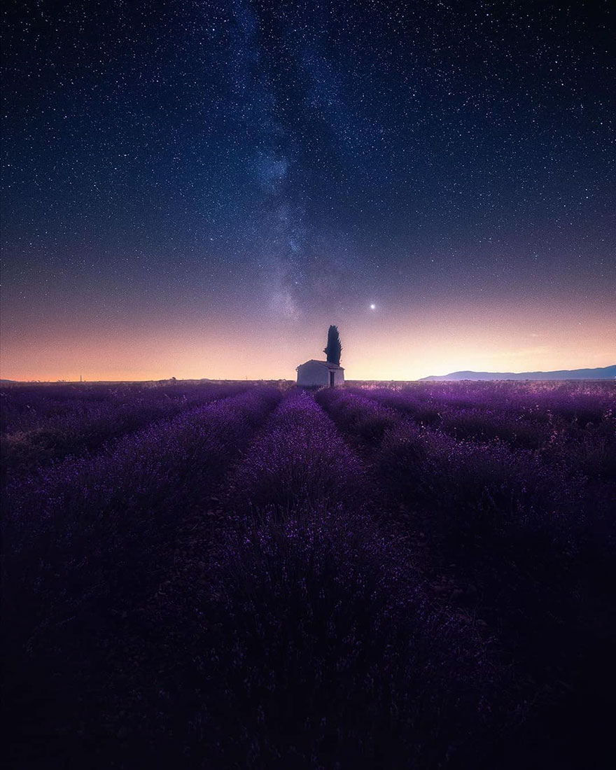 Stunning Landscapes Of A Lavender Field In Southern France By Samir Belhamra
