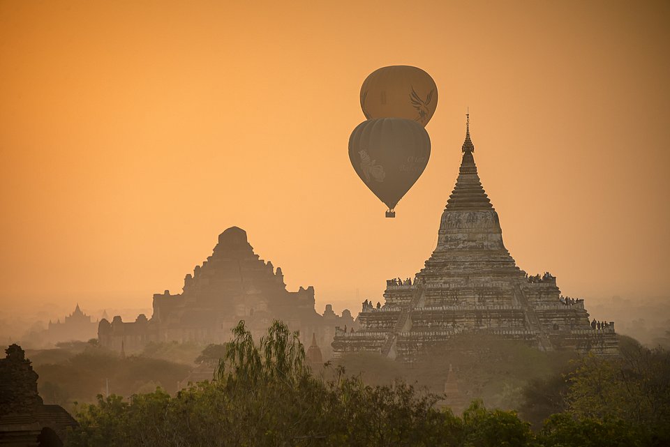 Golden hour of Bagan - Myanmar 