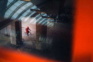 Biker in Red, Amsterdam
