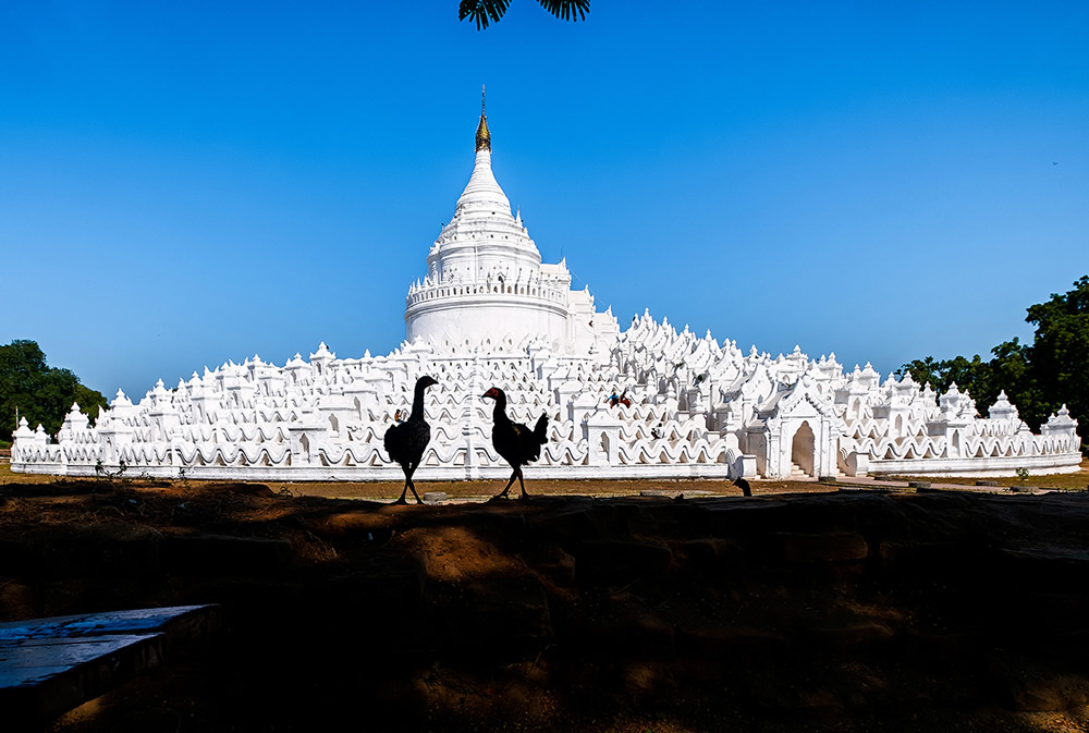 Hsinbyume pagoda, Mingun, Myanmar