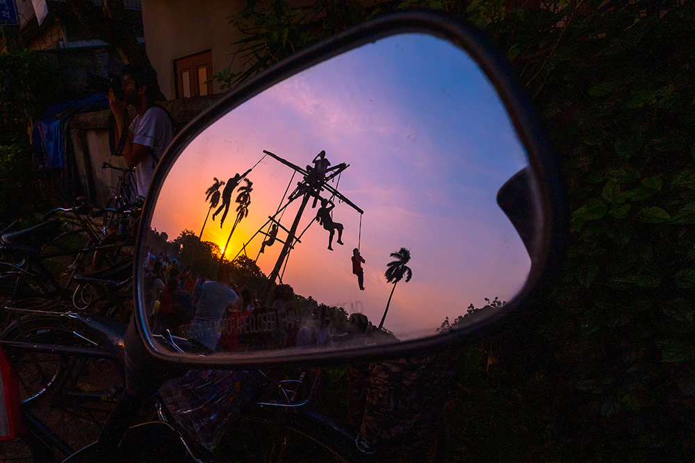 A moment from Charak Festival in Baruipur, West Bengal