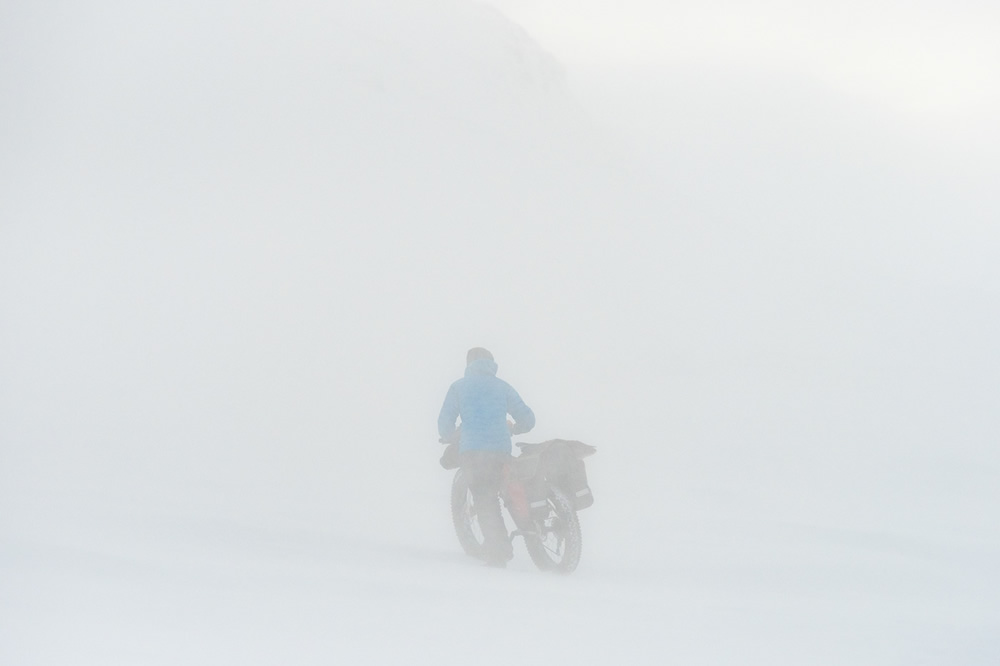 Kungsleden: Cycling Under Aurora Borealis by Jakub Rybicki