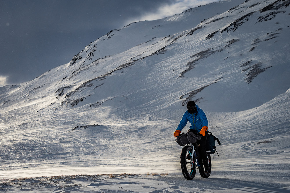 Kungsleden: Cycling Under Aurora Borealis by Jakub Rybicki