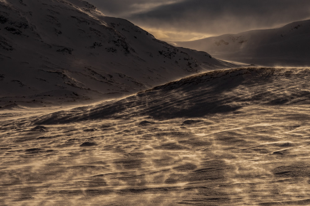 Kungsleden: Cycling Under Aurora Borealis by Jakub Rybicki