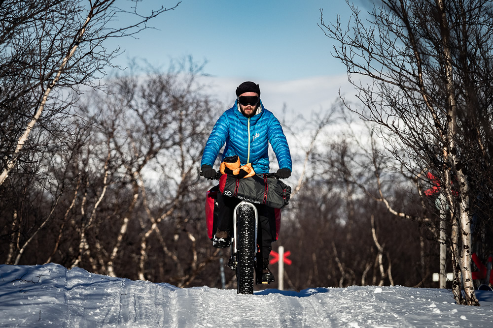 Kungsleden: Cycling Under Aurora Borealis by Jakub Rybicki