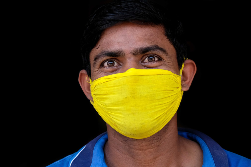 Unhealthy Mask Against Covid19 by Ab Rashid