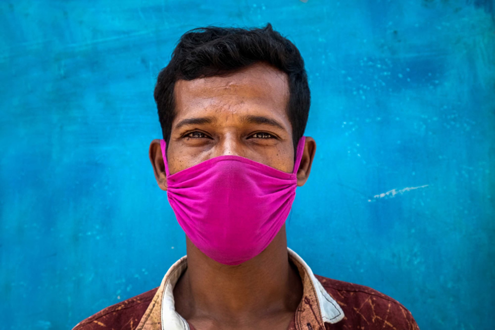 Unhealthy Mask Against Covid19 by Ab Rashid