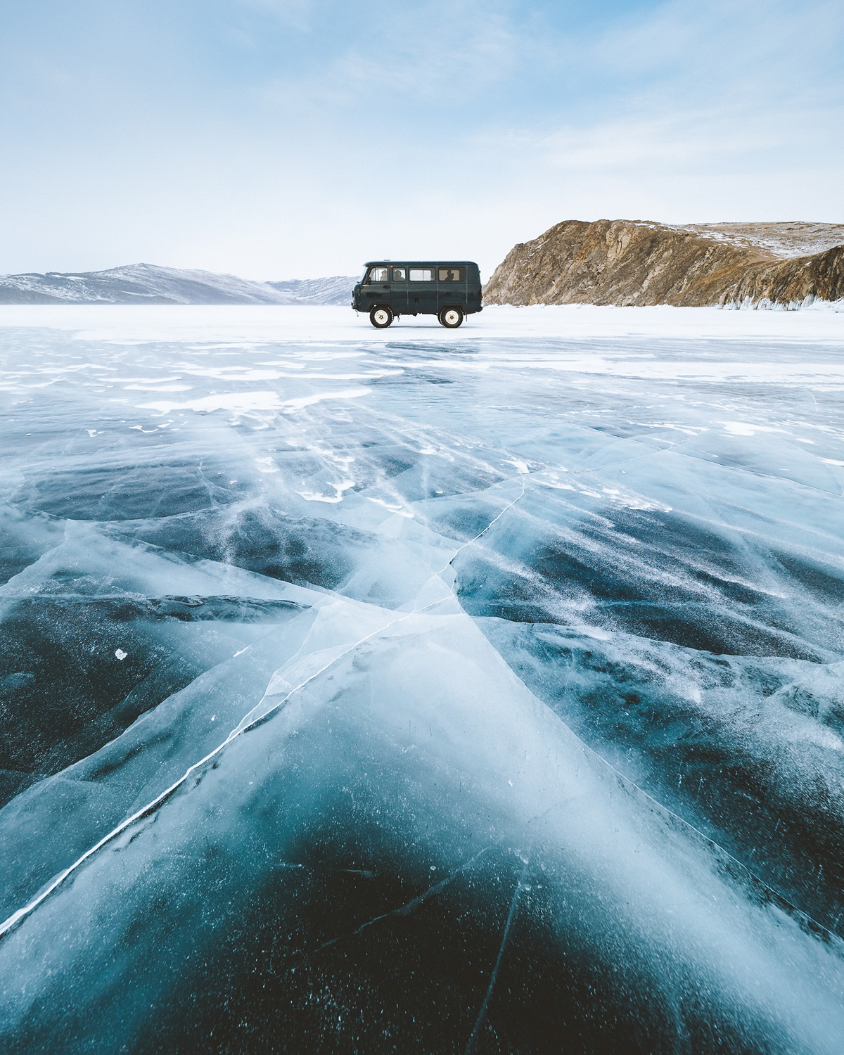 Frozen Lake Baikal Photos
