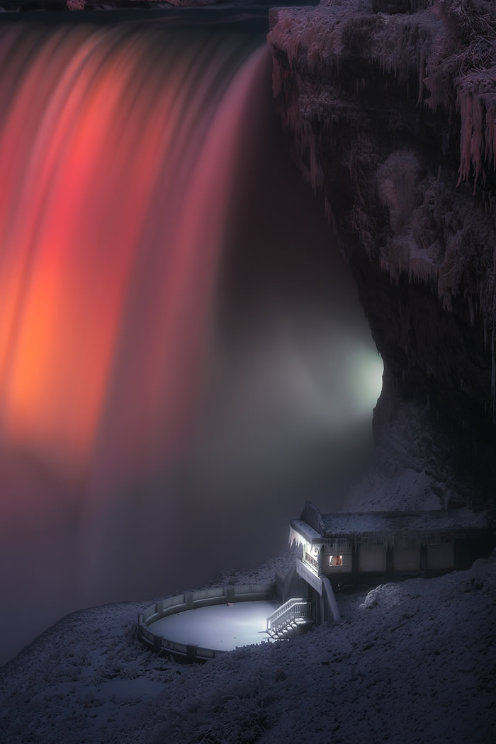 Niagara Falls In Winter: Beautiful Landscapes By Kai Yan