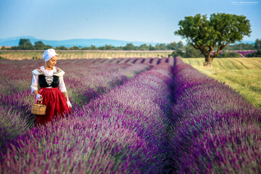 Wearing The Traditional Costume Of The Country by Anita Demianowicz