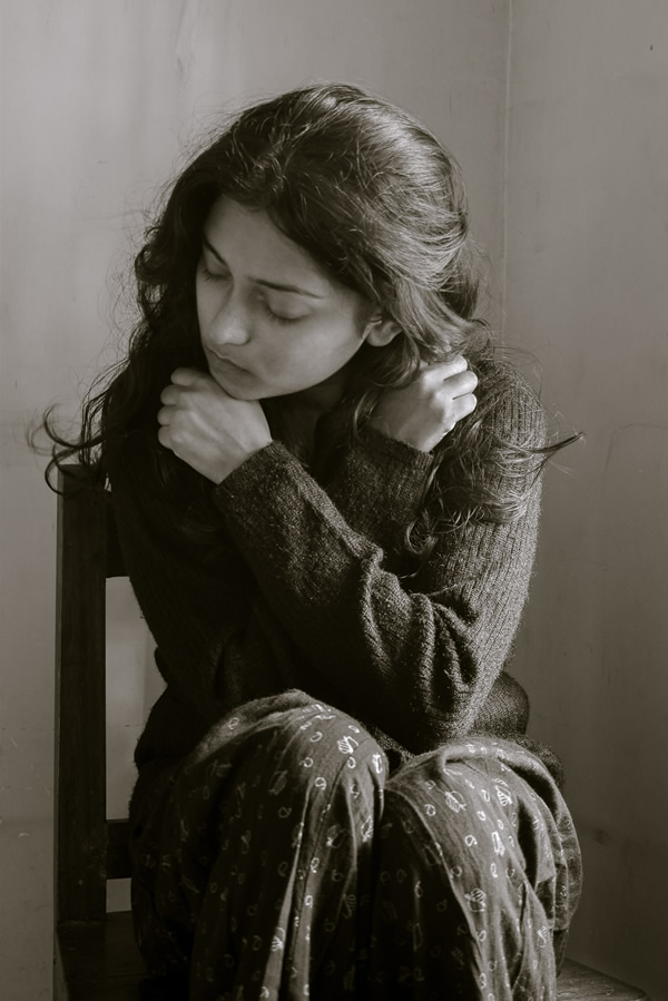 Mental Illness In Quarantine Days: Self Portrait Series By Riya Das