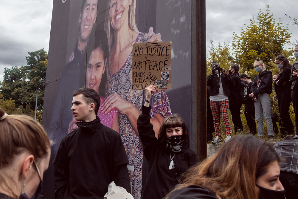 Black Lives Matter: Protest Against Racism By Skander Khlif