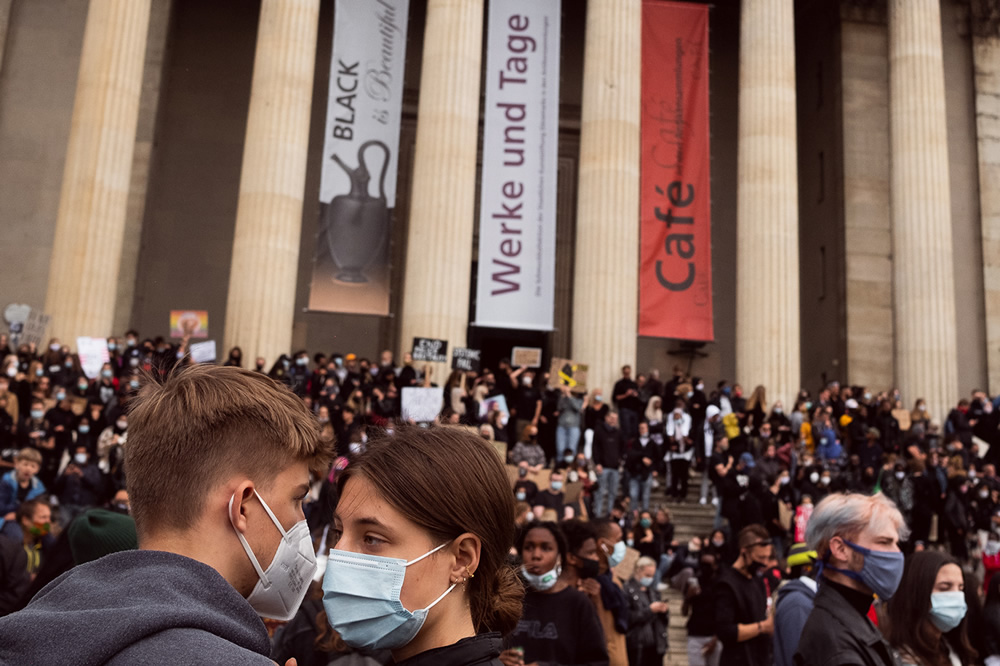 Black Lives Matter: Protest Against Racism By Skander Khlif