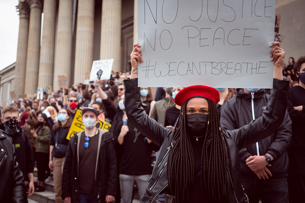 Black Lives Matter: Protest Against Racism By Skander Khlif