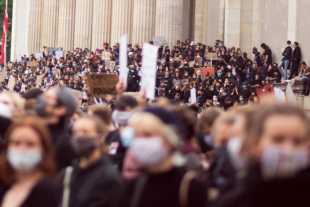 Black Lives Matter: Protest Against Racism By Skander Khlif