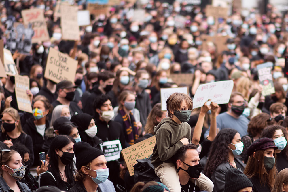 Black Lives Matter: Protest Against Racism By Skander Khlif