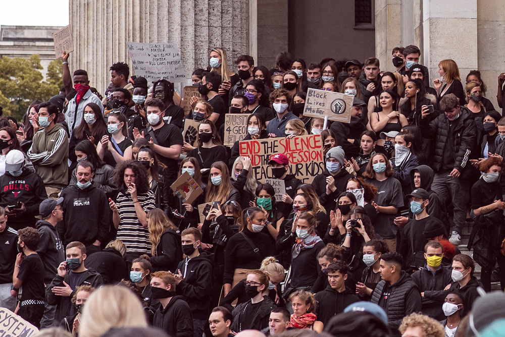 Black Lives Matter: Protest Against Racism By Skander Khlif