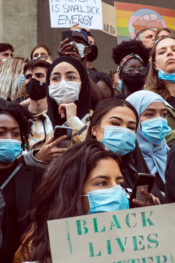 Black Lives Matter: Protest Against Racism By Skander Khlif