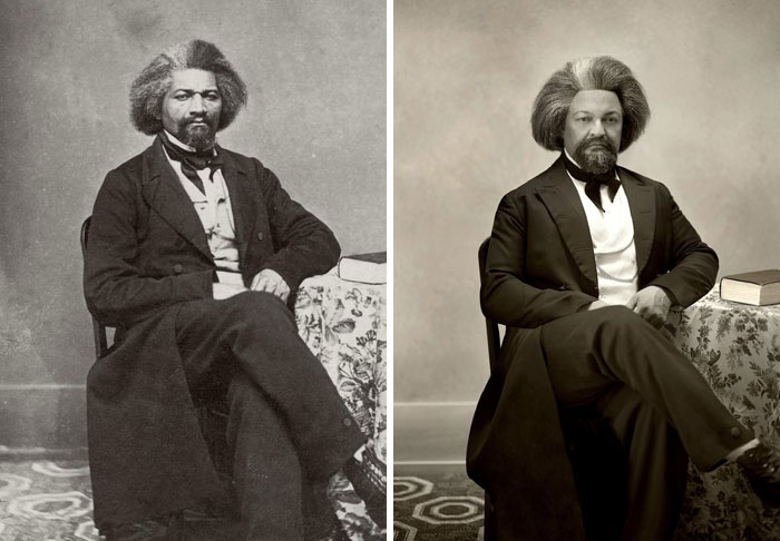 #6 Frederick Douglass (Left), 1863 And Reuben L. Andrews (Right)