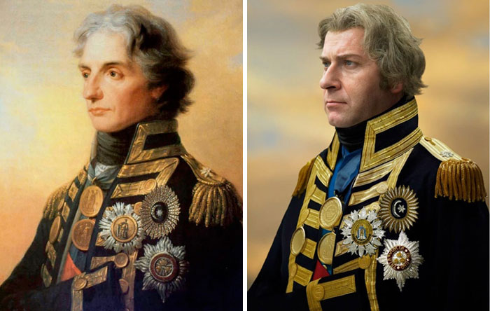 #13 Horatio Nelson (Left), 1800 And William John Raglan Horatio Tribe (Right) Nelson's Great-Great-Great-Great-Grandson