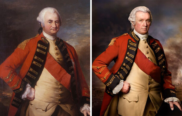 #15 Clive Of India, Robert Clive, 1773 (Left) And Robert Holden (Right) The Great-Great-Great-Great-Great-Grandson Of Clive Of India
