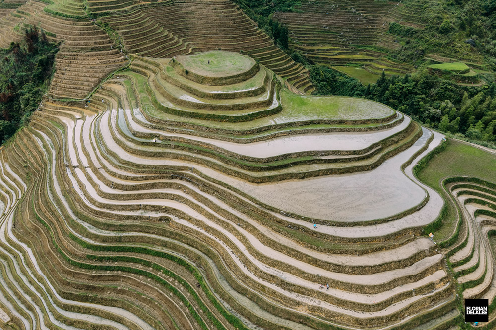 Tiantouzhai Village - Landscape Terrace Series by Florian Delalee