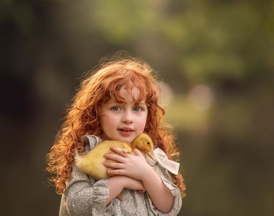 My Daughter's Beautiful Summer Holidays With Two Ducks By Maria Presser