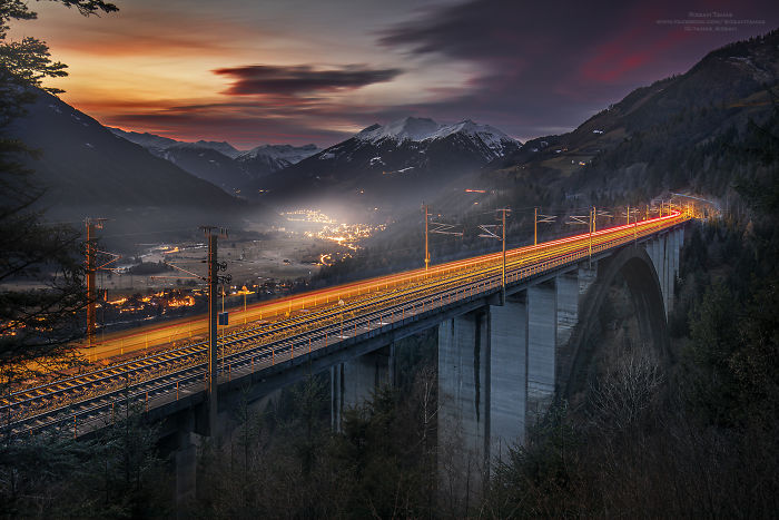 Tamas Rizsavi Beautiful Train Photographs In Exciting Places