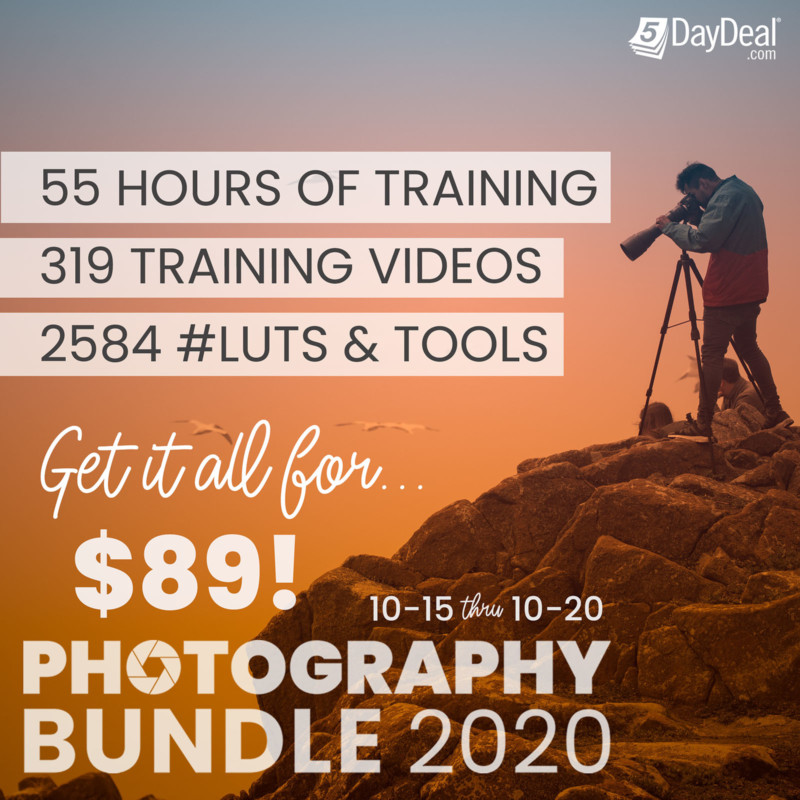 The Biggest Photography Deal: Save 96% On Tools and Training 