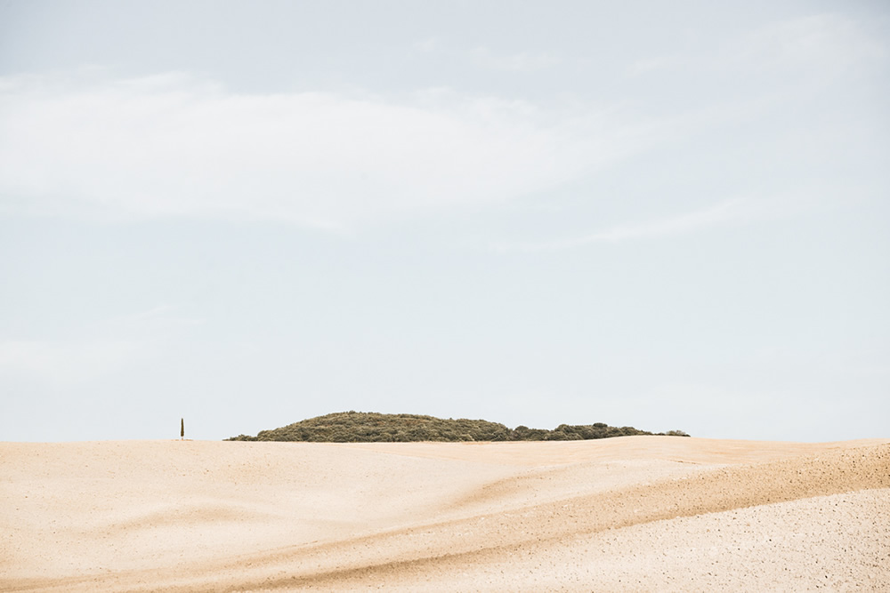 The Italian Desert: Minimalistic Tuscan Landscapes By Roland Kramer