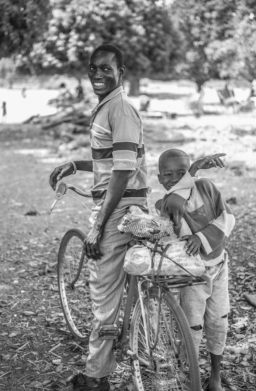 Uma mãe e seu filho, Fada N'Gourma, Burkina Faso