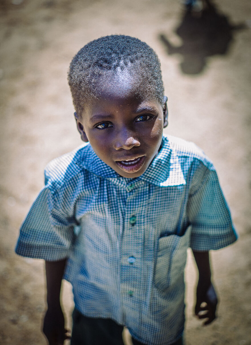 Portrait Of Kid At School, Fada N'Gourma, Burkina Faso
