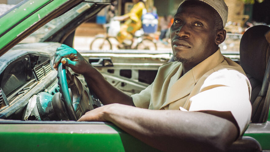 Taxi Driver, Ouagadougou, Burkina Faso