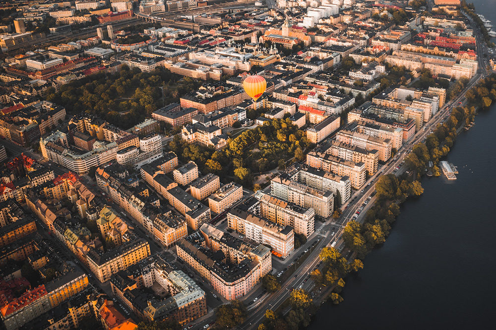 Stockholm From Above: Beautiful Aerial Photography By Tobias Hagg