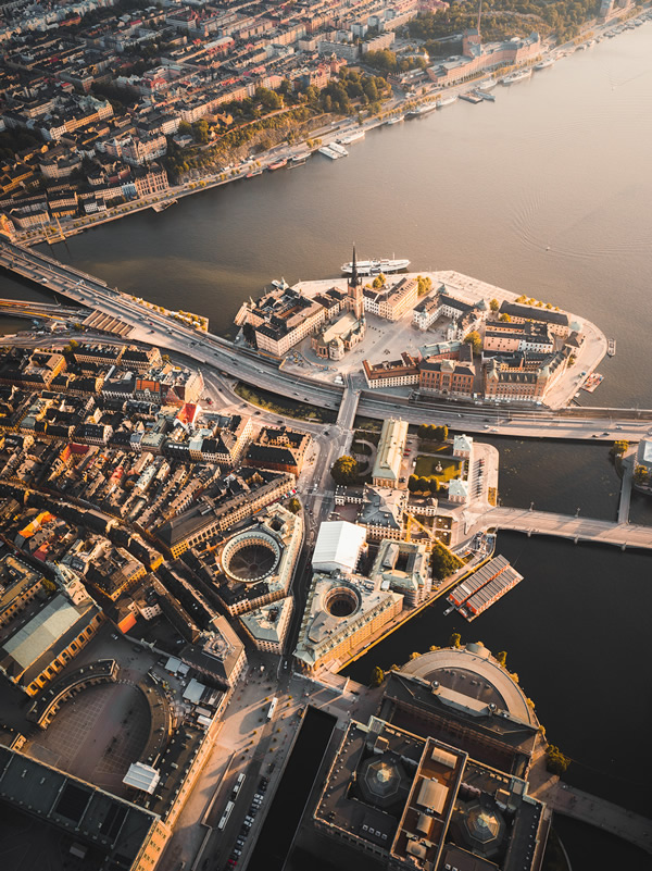 Stockholm From Above: Beautiful Aerial Photography By Tobias Hagg