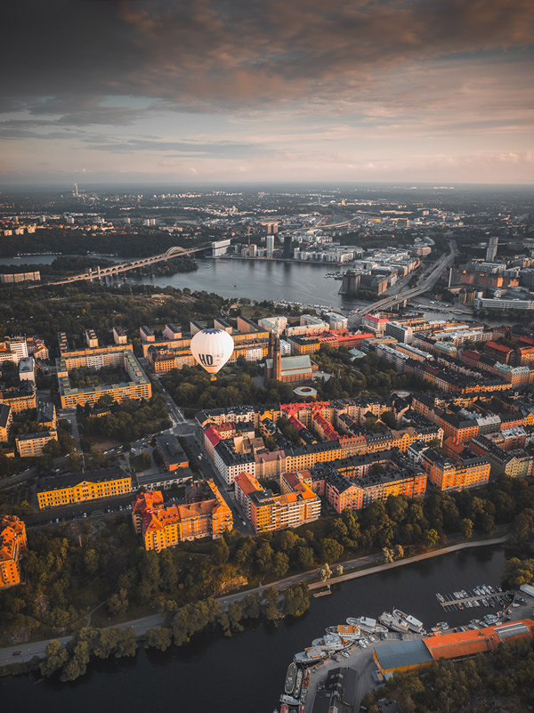 Stockholm From Above: Beautiful Aerial Photography By Tobias Hagg