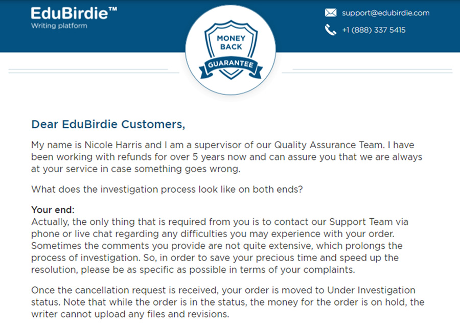 Our Latest Edubirdie Review by Assignment Writing Professionals