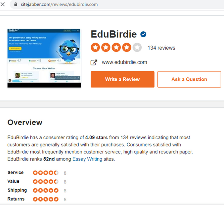 Our Latest Edubirdie Review by Assignment Writing Professionals