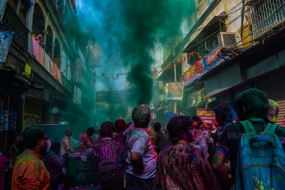 Holi A Kolkata Experience Colorful Photo Series By Shubhayu Dasgupta