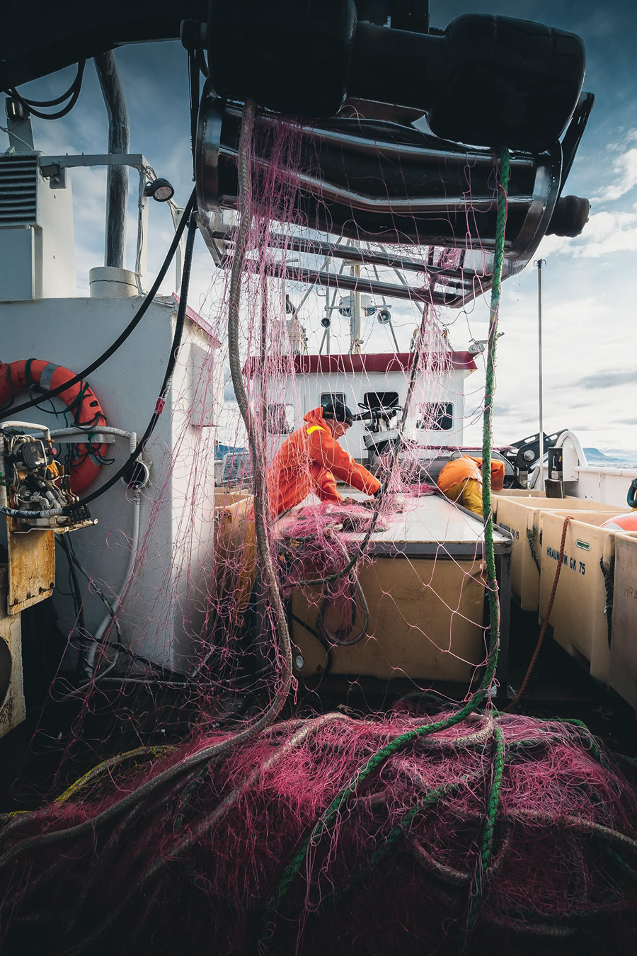 Fishermen Of Iceland | Out At Sea By Thrainn Kolbeinsson