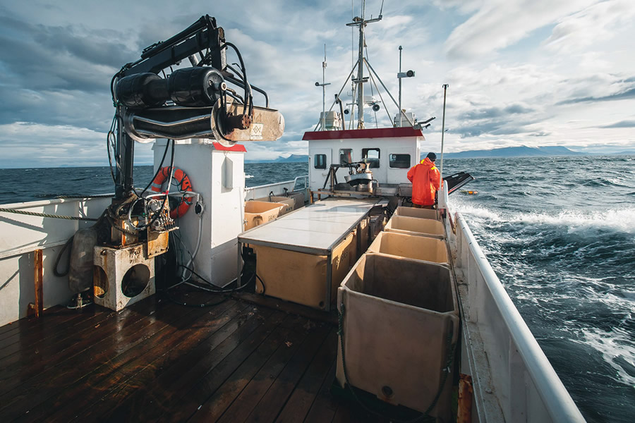 Fishermen Of Iceland | Out At Sea By Thrainn Kolbeinsson