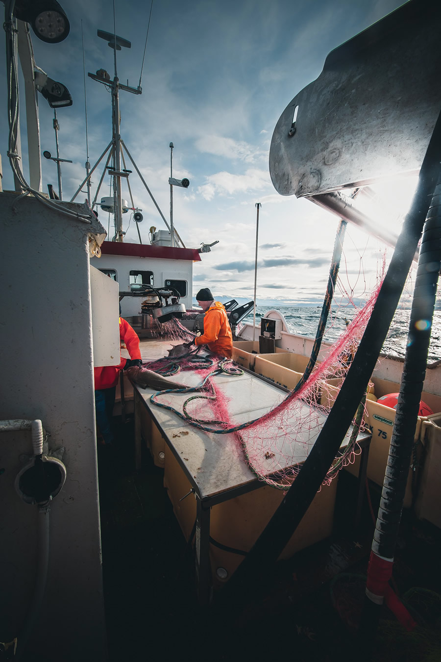 Fishermen Of Iceland | Out At Sea By Thrainn Kolbeinsson