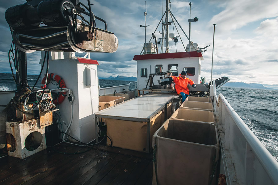 Fishermen Of Iceland | Out At Sea By Thrainn Kolbeinsson