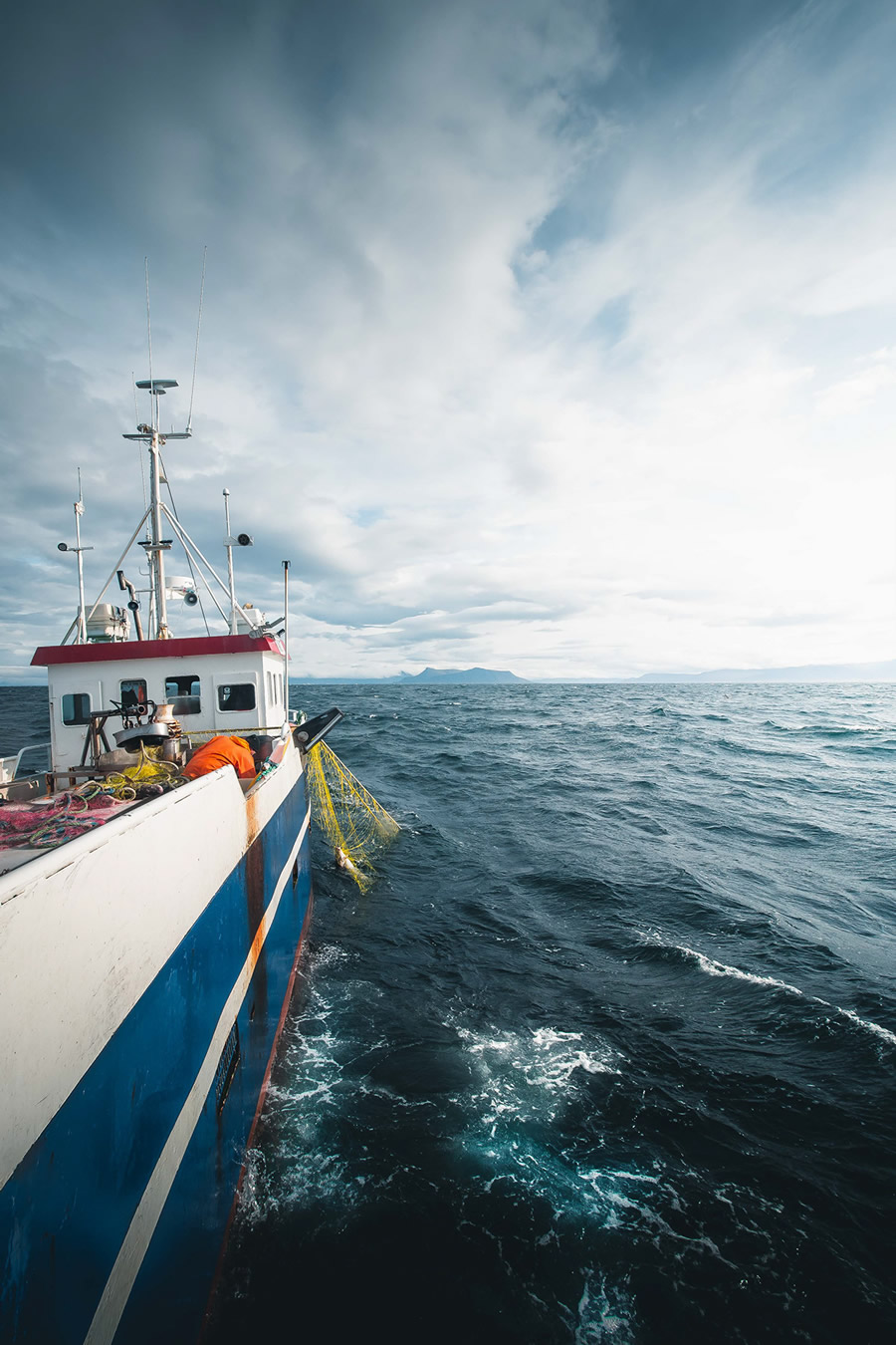 Fishermen Of Iceland | Out At Sea By Thrainn Kolbeinsson