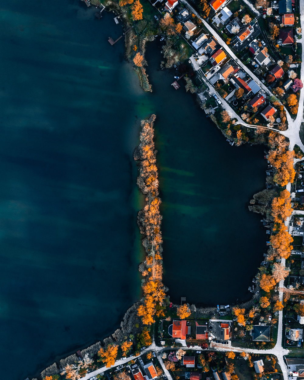 Visit Hungary: Artificial Lakes Of Delegyhaza From Above By Gabor Nagy