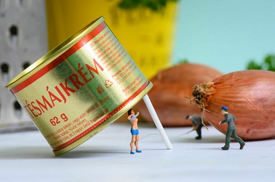 A Photographer Is Making Tiny Worlds Out of Household Items