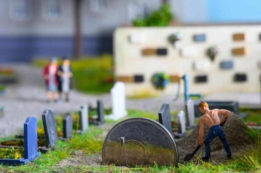 A Photographer Is Making Tiny Worlds Out of Household Items