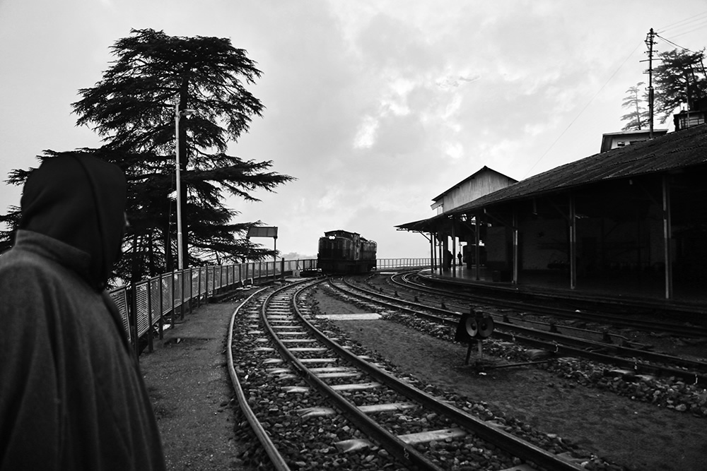 Beautiful Shimla In Black And White By Chanda Mathur